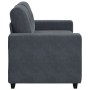 Dunkelgraues Samtsofa Loveseat, 120 cm. von , Sofas - Ref: Foro24-4105111, Preis: 217,80 €, Rabatt: %