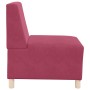 Red wine velvet armchair 55 cm by , Sofas - Ref: Foro24-4108484, Price: 120,25 €, Discount: %