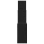 Wall shelf cubes made of black oak engineered wood, 68x15x68 cm by , Shelves and shelves - Ref: Foro24-862410, Price: 33,69 €...
