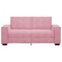 2-seater pink velvet sofa 140 cm by , Sofas - Ref: Foro24-4105023, Price: 239,00 €, Discount: %