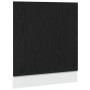 Schwarzes Eichenholz-Panel für Geschirrspüler, 60x1,5x67 cm. von , Küchenschränke - Ref: Foro24-863151, Preis: 30,54 €, Rabat...
