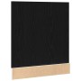 Schwarzes Eichenholz-Panel für Geschirrspüler, 60x1,5x67 cm. von , Küchenschränke - Ref: Foro24-863151, Preis: 30,54 €, Rabat...
