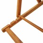 Silla de playa plegable con reposabrazos crema de , Sillas de jardín - Ref: Foro24-4108067, Precio: 87,08 €, Descuento: %