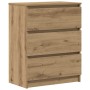 Handwerker-Sideboard Eiche 60x35x76 cm Ingenieurholz von , Sideboards - Ref: Foro24-862492, Preis: 92,84 €, Rabatt: %