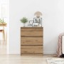 Handwerker-Sideboard Eiche 60x35x76 cm Ingenieurholz von , Sideboards - Ref: Foro24-862492, Preis: 92,84 €, Rabatt: %