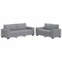 2-piece light gray fabric sofa set with cushions by , Sofas - Ref: Foro24-3324731, Price: 466,78 €, Discount: %