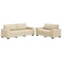 Zweiteiliges Sofaset mit cremefarbenen Kissen. von , Sofas - Ref: Foro24-3324738, Preis: 472,73 €, Rabatt: %