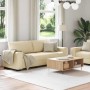 Zweiteiliges Sofaset mit cremefarbenen Kissen. von , Sofas - Ref: Foro24-3324738, Preis: 472,73 €, Rabatt: %