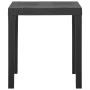Gray plastic garden table 79x65x72 cm by vidaXL, Garden tables - Ref: Foro24-315843, Price: 71,20 €, Discount: %