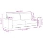 Zweiteiliges Sofaset mit cremefarbenen Kissen. von , Sofas - Ref: Foro24-3324738, Preis: 472,73 €, Rabatt: %