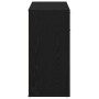Aparador de madera contrachapada roble negro 80x36x75 cm | Foro24.es | Tu tienda online para hogar, jardín y más Foro24.es