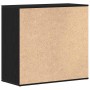Aparador de madera contrachapada roble negro 80x36x75 cm | Foro24.es | Tu tienda online para hogar, jardín y más Foro24.es