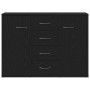 Aparador de madera de roble negro 88x30x64 cm by , Sideboards - Ref: Foro24-862446, Price: 118,11 €, Discount: %