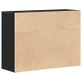 Aparador de madera de roble negro 88x30x64 cm by , Sideboards - Ref: Foro24-862446, Price: 118,11 €, Discount: %