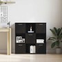Librería de roble negro 90x28x90 cm Madera de ingeniería by , Bookcases and shelves - Ref: Foro24-862503, Price: 109,09 €, Di...