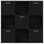 Librería de roble negro 90x28x90 cm Madera de ingeniería by , Bookcases and shelves - Ref: Foro24-862503, Price: 109,09 €, Di...