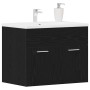 Mueble de baño para lavabo de roble negro 60x38,5x46 cm von , Badezimmermöbel - Ref: Foro24-862025, Preis: 49,20 €, Rabatt: %