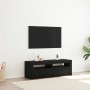 TV-Möbel mit LED-Lichtern, Schwarz-Eiche, 120x35x40 cm. von , TV-Möbel - Ref: Foro24-862031, Preis: 78,13 €, Rabatt: %