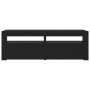 TV-Möbel mit LED-Lichtern, Schwarz-Eiche, 120x35x40 cm. von , TV-Möbel - Ref: Foro24-862031, Preis: 78,13 €, Rabatt: %