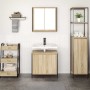 Badezimmermöbel-Set, 2-teilig, aus Sperrholz in Eichenholzoptik Sonoma. von , Badezimmermöbel - Ref: Foro24-3328390, Preis: 1...