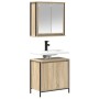 Badezimmermöbel-Set, 2-teilig, aus Sperrholz in Eichenholzoptik Sonoma. von , Badezimmermöbel - Ref: Foro24-3328390, Preis: 1...