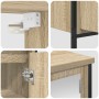 Set de muebles de baño 2 pzas madera contrachapada roble Sonoma de , Muebles de baño - Ref: Foro24-3328390, Precio: 116,57 €,...
