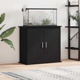 Eichenholz-Aquariumständer 81x36x73 cm von , Aquarium unterstützt - Ref: Foro24-862155, Preis: 92,64 €, Rabatt: %