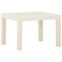 3-teiliges Gartenmöbel-Set mit weißen Kunststoffkissen von vidaXL, Gartensets - Ref: Foro24-315854, Preis: 148,73 €, Rabatt: %