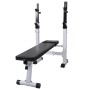 Banco ejercicios con soporte pesas, pesas y mancuernas 120 kg de , Máquinas de levantamiento de pesas - Ref: Foro24-275375, P...