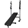 Exercise bench with weight support, weights, and dumbbells 120 kg by , Weight lifting machines - Ref: Foro24-275375, Price: 5...