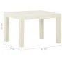3-teiliges Gartenmöbel-Set mit weißen Kunststoffkissen von vidaXL, Gartensets - Ref: Foro24-315854, Preis: 128,54 €, Rabatt: %