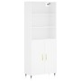 Hoher Schrank aus weißem Sperrholz 69,5x34x180 cm von , Sideboards - Ref: Foro24-3189229, Preis: 136,20 €, Rabatt: %