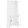 Hoher Schrank aus weißem Sperrholz 69,5x34x180 cm von , Sideboards - Ref: Foro24-3189333, Preis: 158,86 €, Rabatt: %