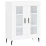 Hoher Schrank aus weißem Sperrholz 69,5x34x180 cm von , Sideboards - Ref: Foro24-3189333, Preis: 158,86 €, Rabatt: %