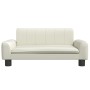 Cream synthetic leather children's sofa 70x45x30 cm by , Baby and Toddler Furniture - Ref: Foro24-3196275, Price: 80,55 €, Di...