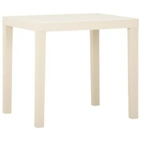 Weißer Gartentisch aus Kunststoff 79x65x72 cm von vidaXL, Gartentische - Ref: Foro24-315844, Preis: 64,87 €, Rabatt: %