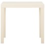 Weißer Gartentisch aus Kunststoff 79x65x72 cm von vidaXL, Gartentische - Ref: Foro24-315844, Preis: 63,32 €, Rabatt: %