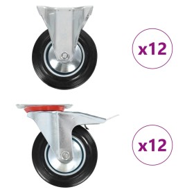 24 wheels 160 mm each by , Material handling - Ref: Foro24-278054, Price: 313,28 €, Discount: %