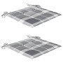 Sillas de comedor jardín con cojines 2 uds madera maciza acacia de , Sillas de jardín - Ref: Foro24-3060822, Precio: 250,28 €