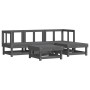 Gartensitzgruppe 5-teilig Massivholz Kiefer grau von , Gartensets - Ref: Foro24-3186167, Preis: 325,49 €, Rabatt: %