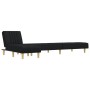 Schlafsofa in L-Form, schwarzer Stoff, 255x140x70 cm. von , Sofas - Ref: Foro24-3157237, Preis: 377,75 €, Rabatt: %