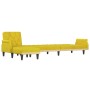 Ecksofa Schlafsofa aus gelbem Samtstoff 271x140x70 cm von , Sofas - Ref: Foro24-3157280, Preis: 399,97 €, Rabatt: %