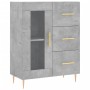 Hoher Schrank aus grauem Beton-Sperrholz, 69,5x34x180 cm. von , Sideboards - Ref: Foro24-3195951, Preis: 165,10 €, Rabatt: %