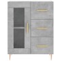 Hoher Schrank aus grauem Beton-Sperrholz, 69,5x34x180 cm. von , Sideboards - Ref: Foro24-3195951, Preis: 165,10 €, Rabatt: %