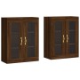 Wandschränke 2 Stück aus braunem Eichen-Ingenieurholz von , Sideboards - Ref: Foro24-3197928, Preis: 154,42 €, Rabatt: %