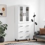 Hoher Schrank aus glänzend weißem Sperrholz 69,5x34x180 cm. von , Sideboards - Ref: Foro24-3198427, Preis: 206,37 €, Rabatt: %