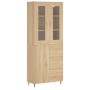 Hoher Schrank aus Sperrholz in Eichenholzfarbe 69,5x34x180 cm. von , Sideboards - Ref: Foro24-3198452, Preis: 177,42 €, Rabat...