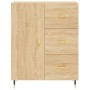 Hoher Schrank aus Sperrholz in Eichenholzfarbe 69,5x34x180 cm. von , Sideboards - Ref: Foro24-3198452, Preis: 177,42 €, Rabat...