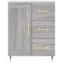 Aparador alto madera contrachapada gris sonoma 69,5x34x180 cm de , Aparadores - Ref: Foro24-3198647, Precio: 167,88 €, Descue...