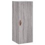 Aparador alto madera contrachapada gris Sonoma 34,5x34x180 cm de , Aparadores - Ref: Foro24-3199023, Precio: 100,24 €, Descue...
